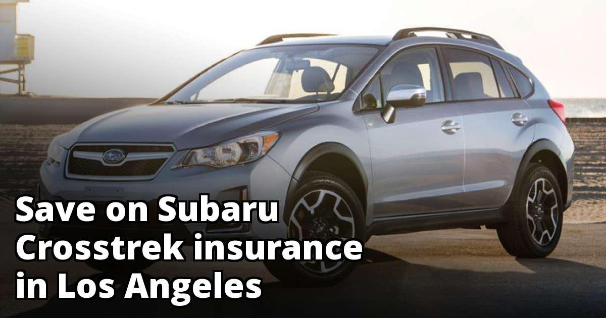 Compare Subaru Crosstrek Insurance Rates In Los Angeles California